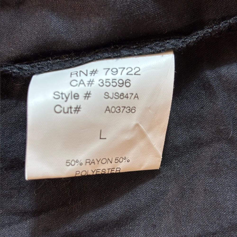 Anthropologie Poleci Wrap Around Skirt Striped Tie Thru Lined Black White Size L - Picture 11 of 13